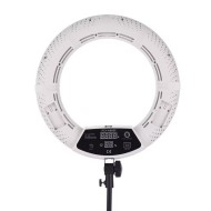 LED Žiedinė Lempa FD 480 II + Stovas 2 m balta