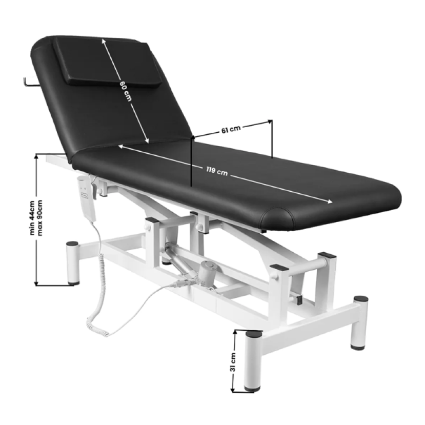 Sillon Elektrinis masažinis gultas 079 1 variklis juodas Sillon Elektrinis masažinis gultas 079 1 variklis juodas