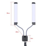 LED Dvigubas Šviestuvas 