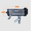 COB Led 330W BI-color nuolatinė šviesa