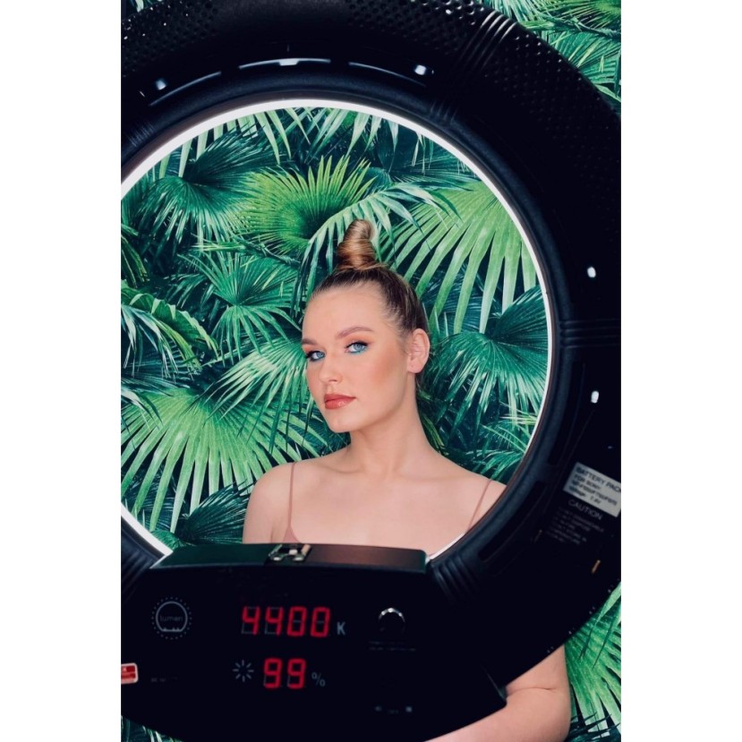LED Žiedinis Šviestuvas LUMEN + 200 Cm STOVAS LED Žiedinis Šviestuvas LUMEN + 200 Cm STOVAS