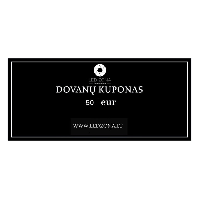 Dovanų kuponas 50 Eur Dovanų kuponas 50 Eur